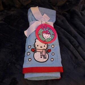 Hello Kitty Snowman Towel
